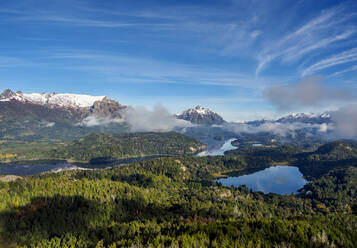 Perito Moreno See vom Cerro Campanario aus gesehen, Nahuel Huapi Nationalpark, Provinz Rio Negro, Argentinien, Südamerika - RHPLF10624