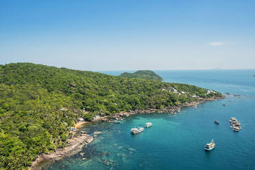 Luftaufnahme einer Insel im Phu-Quoc-Archipel im südlichen Vietnam, Indochina, Südostasien, Asien - RHPLF10978