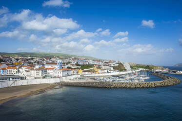 Blick über die Stadt Angra do Heroismo, UNESCO-Weltkulturerbe, Insel Terceira, Azoren, Portugal, Atlantik, Europa - RHPLF11044