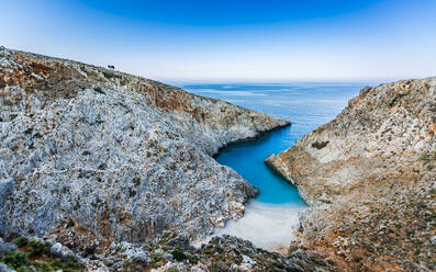 Seitan Limania Beach, Akrotiri, Crete, Greek Islands, Greece, Europe - RHPLF11075