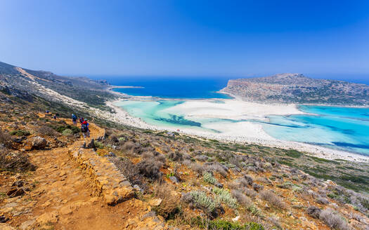 Balos Bay Beach, Gramvousa Halbinsel, Kreta, Griechische Inseln, Griechenland, Europa - RHPLF11078