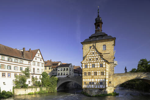 Altes Rathaus, Bamberg, UNESCO-Welterbe, Bayern, Deutschland, Europa - RHPLF11104