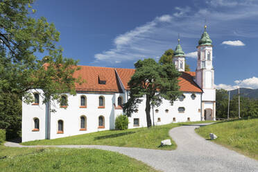 Heilig-Kreuz-Kirche, Kalvarienberg, Bad Tölz, Oberbayern, Bayern, Deutschland, Europa - RHPLF11135