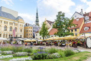 Livu-Platz, UNESCO-Weltkulturerbe, Riga, Lettland, Europa - RHPLF11248