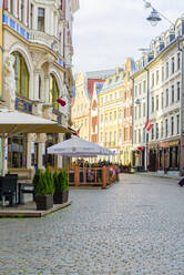 Zirgu-Straße, Altstadt, UNESCO-Weltkulturerbe, Riga, Lettland, Europa - RHPLF11265