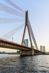 Vansu-Brücke über den Fluss Daugava , Riga, Lettland, Europa - RHPLF11268