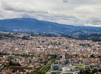 Stadtbild von Cuenca vom Aussichtspunkt Turi, Provinz Azuay, Ecuador, Südamerika - RHPLF11287