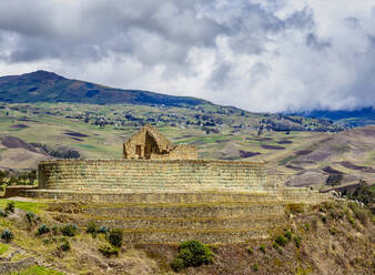 Sonnentempel, Ruinen von Ingapirca, Ingapirca, Provinz Canar, Ecuador, Südamerika - RHPLF11291