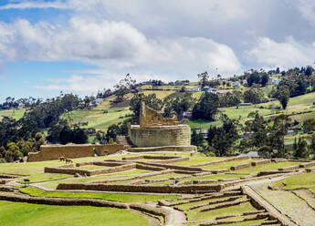 Sonnentempel, Ruinen von Ingapirca, Ingapirca, Provinz Canar, Ecuador, Südamerika - RHPLF11292