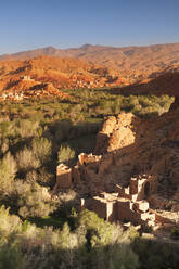 Kasbah-Ruine, Dades-Tal, Atlasgebirge, Südmarokko, Marokko, Nordafrika, Afrika - RHPLF11356
