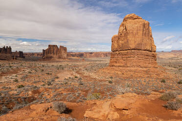 Park Avenue, Arches National Park, Moab, Utah, Vereinigte Staaten von Amerika, Nord-Amerika - RHPLF11392