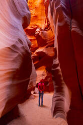 Antelope Canyon, Navajo Tribal Park, Page, Arizona, United States of America, North America - RHPLF11420