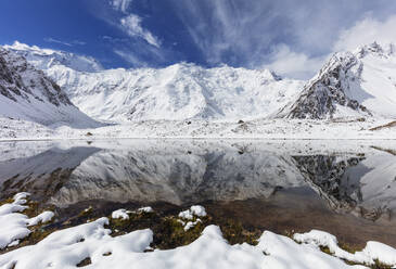 Kommunismus-Gipfel (Ismoil Somoni-Gipfel), 7495m, Moskvina, Tadschikischer Nationalpark (Pamirgebirge), UNESCO-Welterbe, Tadschikistan, Zentralasien, Asien - RHPLF11512