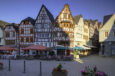 Fachwerkhäuser am Bischofsplatz, Limburg (Limburg an der Lahn), Hessen, Deutschland, Europa - RHPLF11529