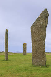 Standing Stones of Stenness in Orkney Islands, Scotland, Europe - RHPLF11579