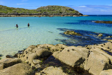 Achmelvich Strand in Highland, Schottland, Europa - RHPLF11588