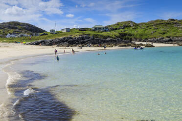 Achmelvich Strand in Highland, Schottland, Europa - RHPLF11589