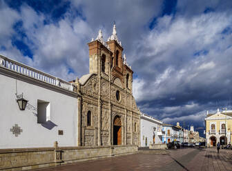 Kathedrale San Pedro, Maldonado-Park, Riobamba, Provinz Chimborazo, Ecuador, Südamerika - RHPLF11648