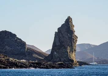 Pinnacle Rock auf der Insel Bartolome, Galapagos, UNESCO-Weltkulturerbe, Ecuador, Südamerika - RHPLF11682