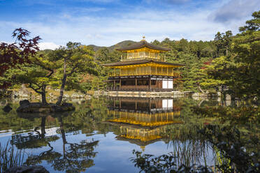 Kinkaku (Der Goldene Pavillon), UNESCO-Weltkulturerbe, Kyoto, Japan, Asien - RHPLF11751