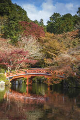 Brücke, Bentendo-Halle, Daigoji-Tempel, Kyoto, Japan, Asien - RHPLF11756