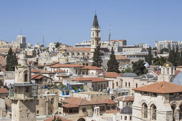 Blick auf das christliche Viertel und die Grabeskirche, Altstadt, UNESCO-Weltkulturerbe, Jerusalem, Israel, Naher Osten - RHPLF11772