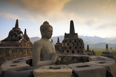 Borobudur-Tempel, UNESCO-Weltkulturerbe, Magelang, Java, Indonesien, Südostasien, Asien - RHPLF11776