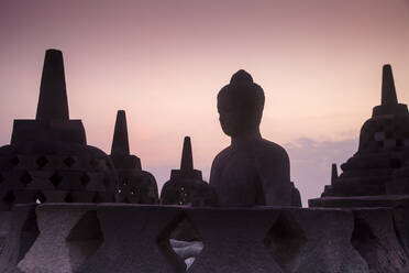 Borobudur-Tempel, UNESCO-Weltkulturerbe, Magelang, Java, Indonesien, Südostasien, Asien - RHPLF11777