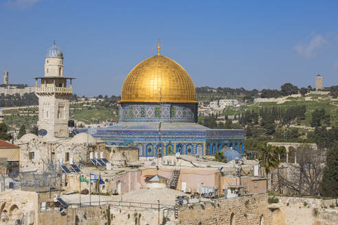 Felsendom, Altstadt, UNESCO-Weltkulturerbe, Jerusalem, Israel, Naher Osten - RHPLF11865