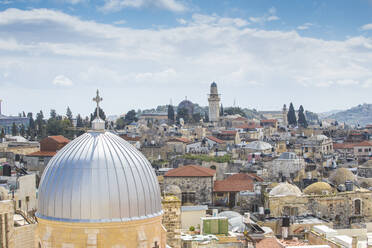 Blick auf die Altstadt, UNESCO-Weltkulturerbe, Jerusalem, Israel, Naher Osten - RHPLF11866