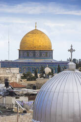 Blick auf den Felsendom, Altstadt, UNESCO-Weltkulturerbe, Jerusalem, Israel, Naher Osten - RHPLF11867