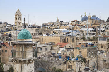 Blick auf das muslimische Viertel, Altstadt, UNESCO-Weltkulturerbe, Jerusalem, Israel, Naher Osten - RHPLF11871