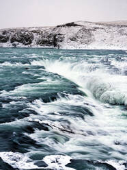 Urridafoss Wasserfall am frühen Morgen, Island, Polarregionen - RHPLF11893