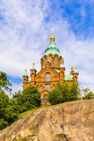 Uspenski-Kathedrale in Helsinki, Finnland, Europa, lizenzfreies Stockfoto