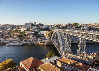 Dom Luis I Brücke, Blick von oben, Porto, Portugal, Europa - RHPLF11998