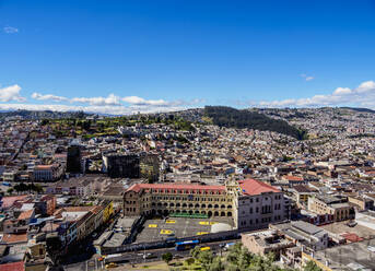 Stadtbild von Quito, Provinz Pichincha, Ecuador, Südamerika - RHPLF12147