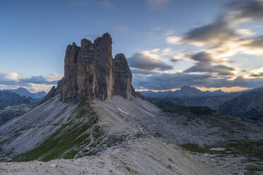 Three Peaks of Lavaredo at sunset in Italy, Europe - RHPLF12235