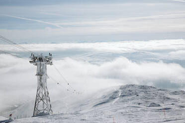 Ski lift in mountains - JOHF01180