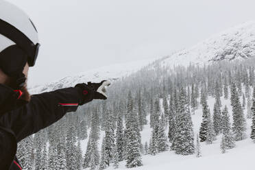 Skier in mountains - JOHF01242