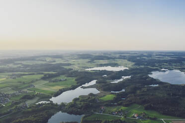Deutschland, Bayern, Rosenheim, Luftbild der Eggstatt-Hemhofer-Seenlandschaft - MMAF01148