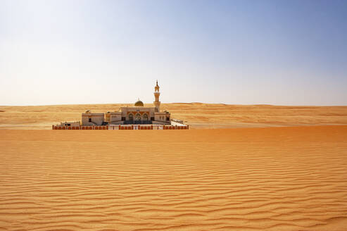 Moschee in der Wüste, Wahiba Sands, Oman - WWF05308