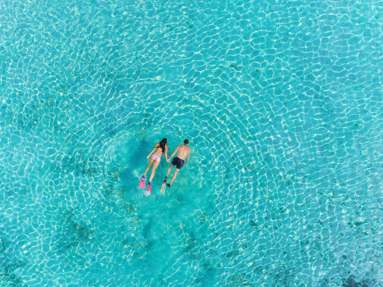 aerial-view-of-man-and-woman-swimming-and-snorkeling-with-masks-and-flippers-in-clear-sea-AAEF03657.jpg