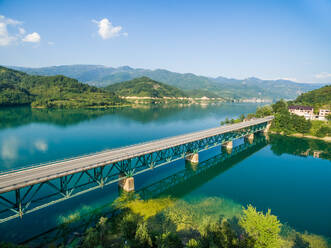 The bridge over Jablanicko lake in Bosnia and Herzegovina. - AAEF03924