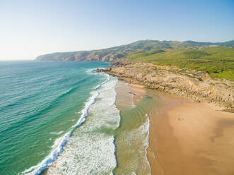 Praia da Guincho Strand Portugal, beliebt bei Kitesurfern - AAEF04189