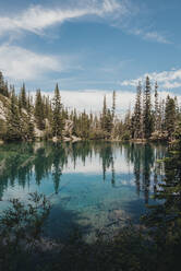 Aussicht auf die Grassi Lakes in Canmore, Alberta, Kanada. - CAVF63361