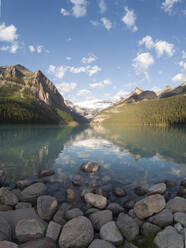 Scenic view of Lake Louise in the Rocky Mountains of Alberta. - CAVF63366