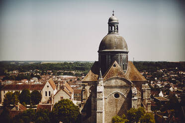 Luftaufnahme der Kirche Saint-Quiriace in Provins, Frankreich - CAVF63805