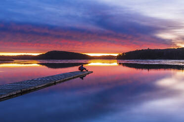 Sunset at lake - JOHF01945