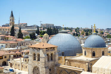 Grabeskirche und Gebäude in der Altstadt, Jerusalem - CAVF64523