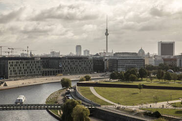 Deutschland, Berlin, Architektur des Bundeskanzleramtes - JMF00454